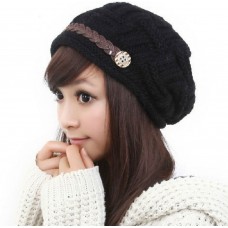 Bubble Knit Slouchy Baggy Beanie Over Winter Hat Ski Slouchy Cap Skull   eb-19991274